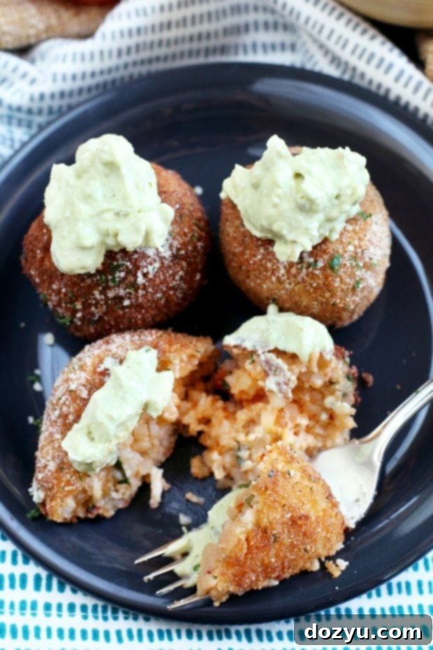 Parmesan Tomato Cauliflower Arancini