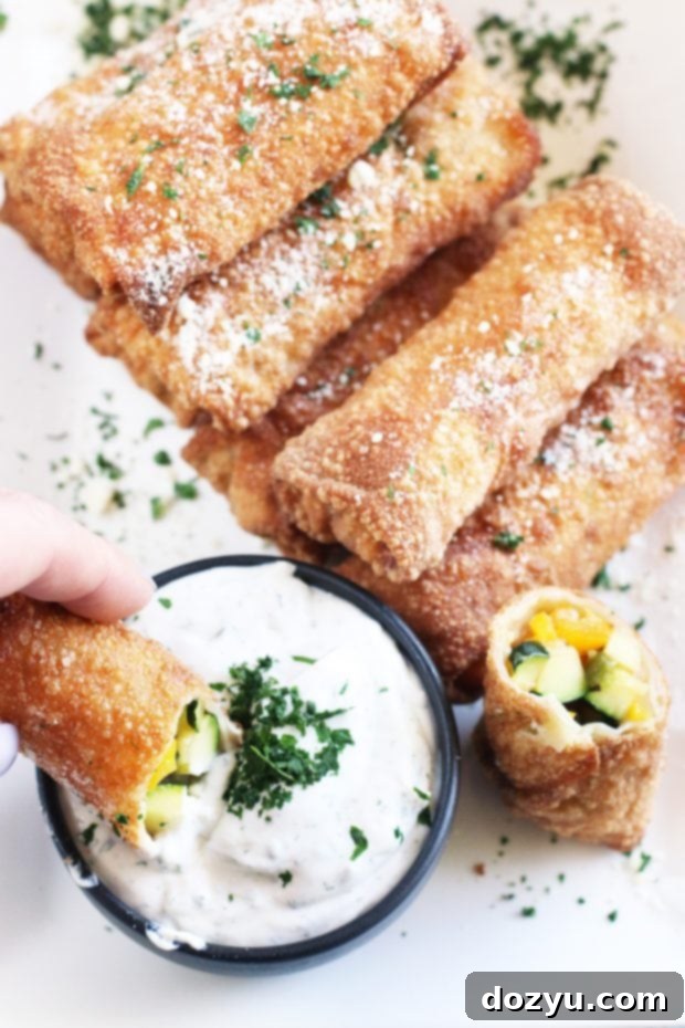 Smoky Garden Wraps 4 Grilled Vegetable Egg Rolls