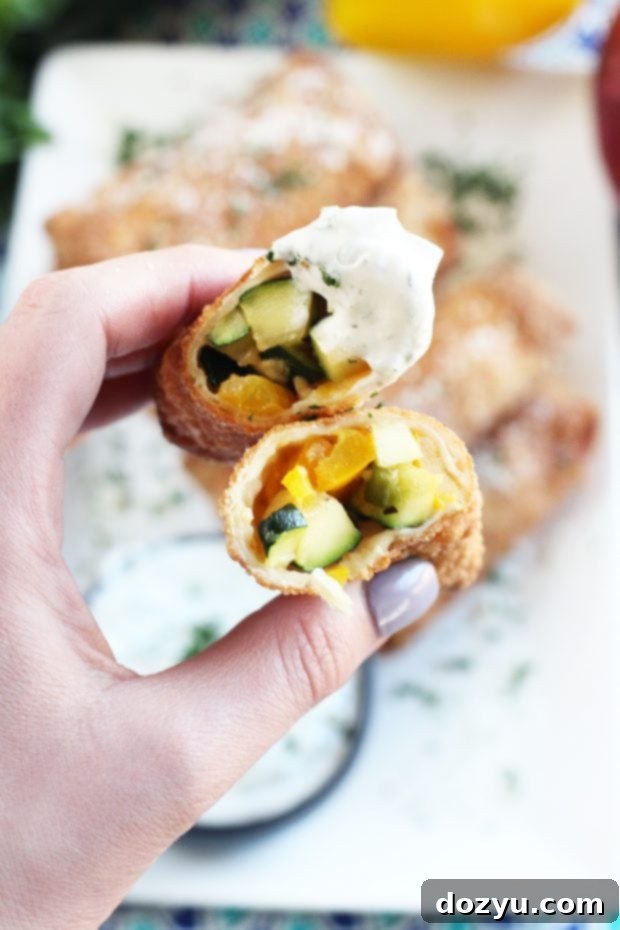 Smoky Garden Wraps 6 Grilled Vegetable Egg Rolls