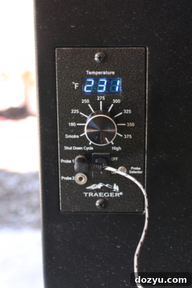 Traeger grill with Beer Brined Beer Can Chicken