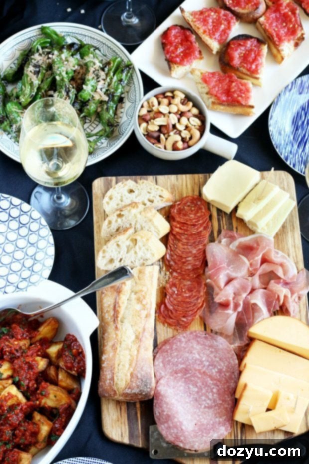 Garlic Herb Shrimp Tapas Dish