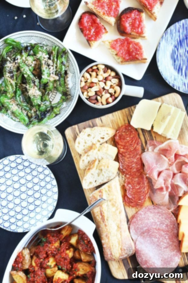 Tapas Party Buffet Setup