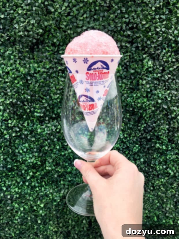 Denver Food + Wine Grand Tasting 2017: A colorful snow cone being enjoyed at the festival, adding a fun, refreshing element.