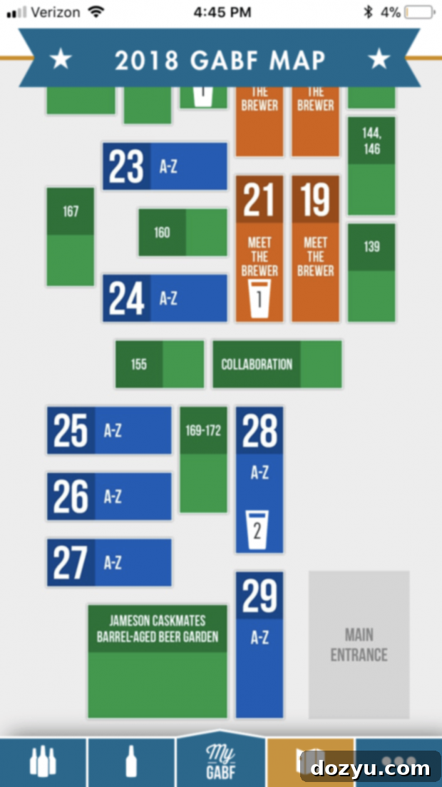 The Ultimate GABF Playbook 6 GABF app screenshot with beer ratings