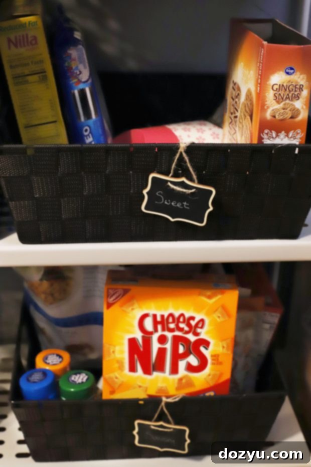 Beautifully styled and organized kitchen island with fresh produce and cookbooks