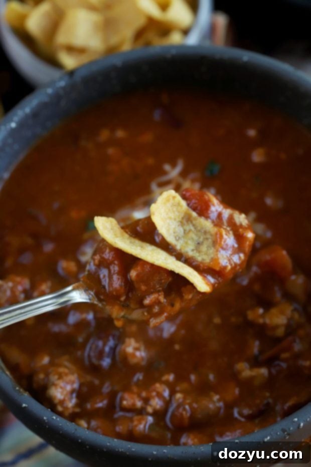Slow Cooker Pumpkin Turkey Chili
