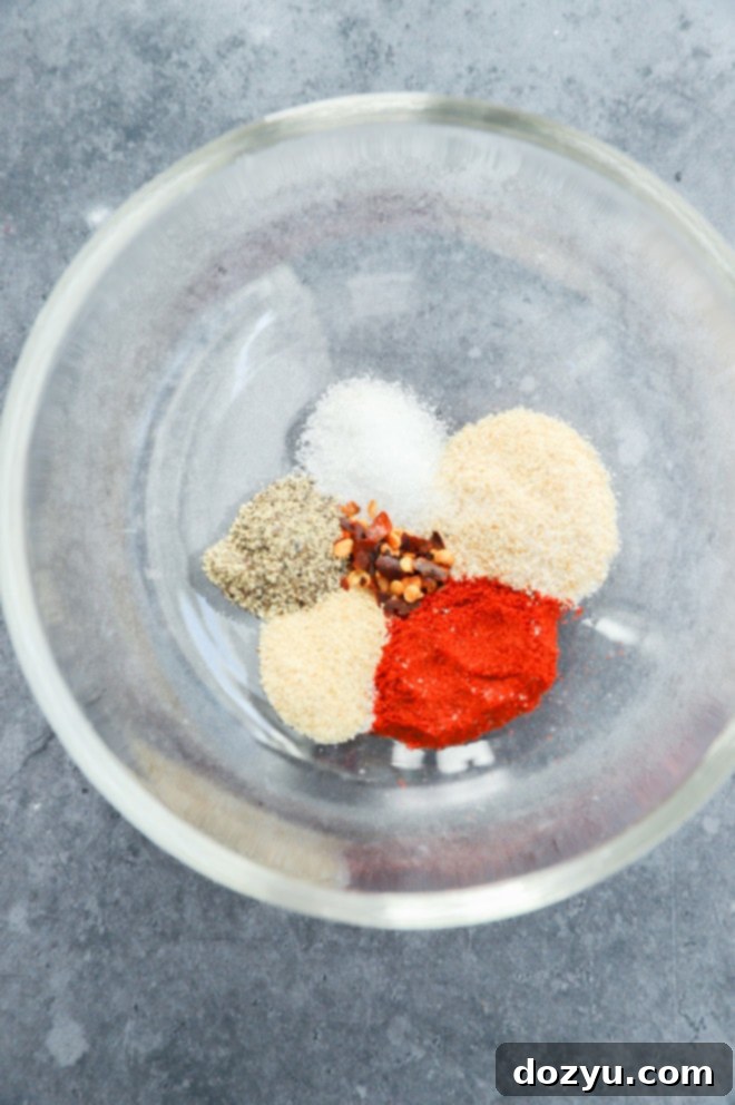 Simple spice rub mixture in a bowl photo