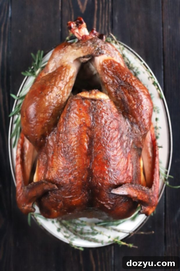 Smoked Beer Brined Turkey