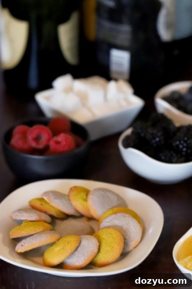 DIY Festive Simple Cookies for New Year's Eve with edible glitter