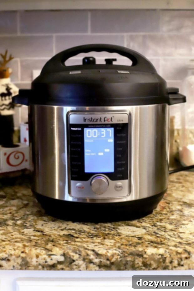 Brûléed Instant Pot Eggnog Cheesecake in the Instant Pot