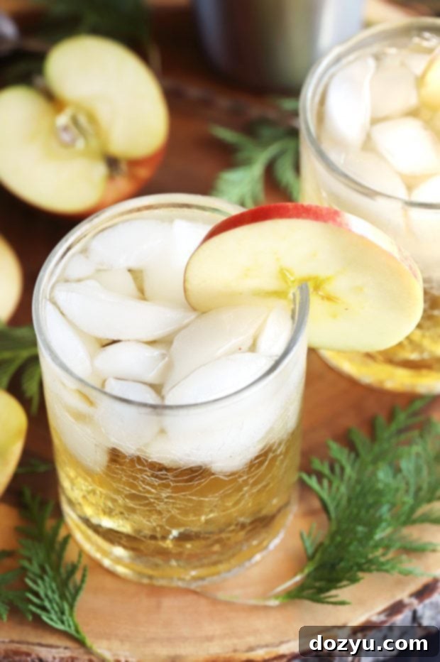 Smoky Mezcal Cider Cocktail