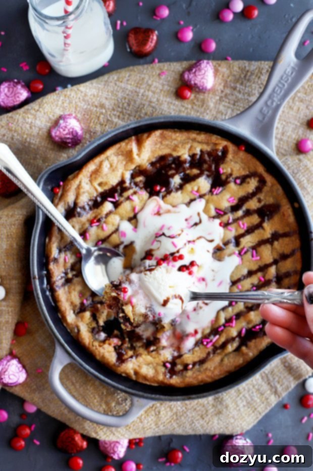 Cozy Pizookie Skillet For Two 4 Pizookie Skillet for Two ready to be served, fresh from the oven