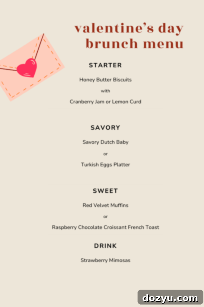 Valentine's Day brunch image, showcasing a delicious morning spread.