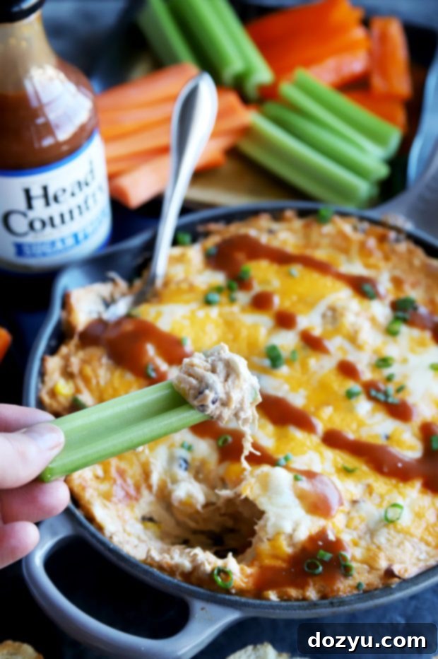 Skillet Fiesta Chicken Dip 8 Southwestern BBQ Chicken Dip served with bread