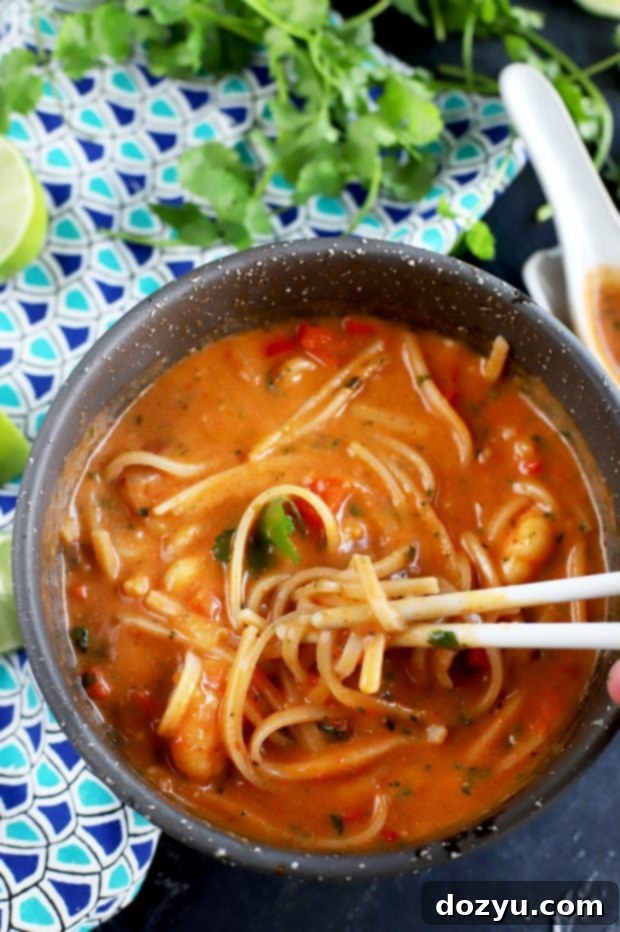 Thai Shrimp Noodle Soup