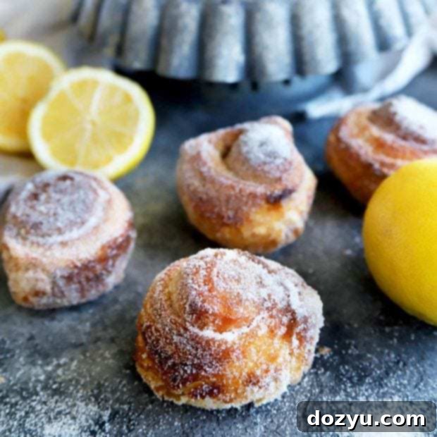 Easy Lemon Sugar Buns