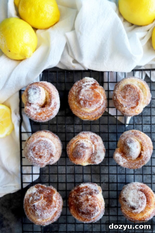 Easy Lemon Sugar Buns