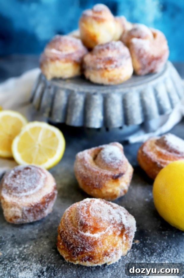 Easy Lemon Sugar Buns