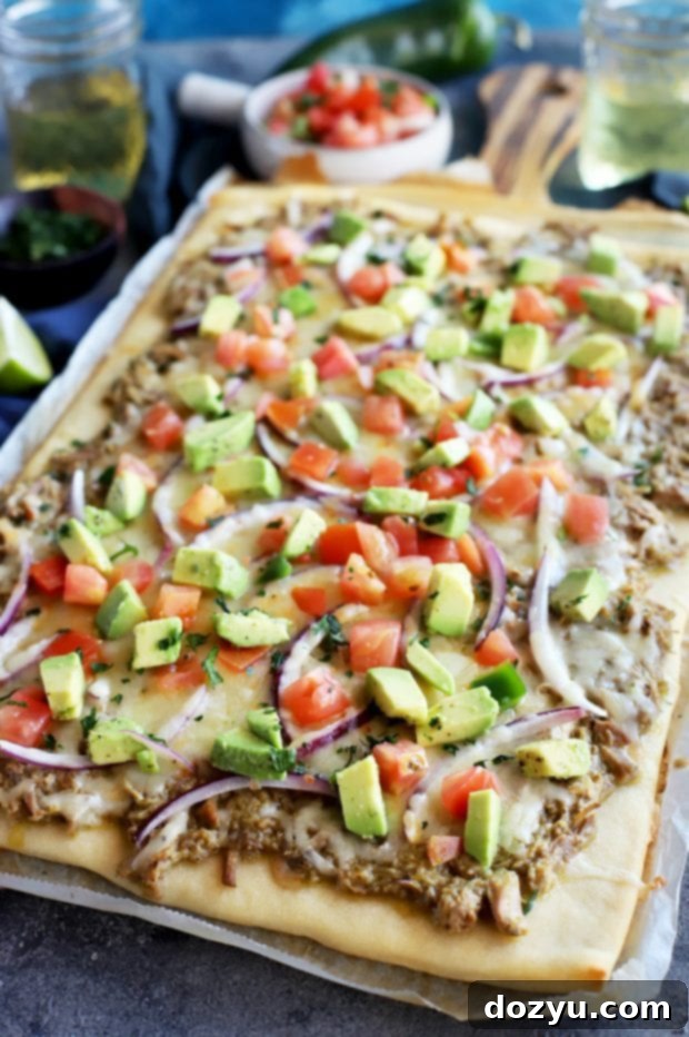 Preparing the Grilled Tomatillo Salsa for the Avocado Pulled Pork Flatbread.