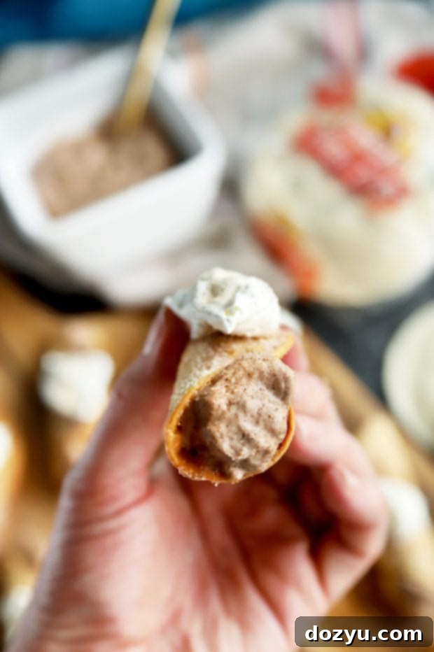 Churro Cheesecake Taquitos plated beautifully for a dessert spread.