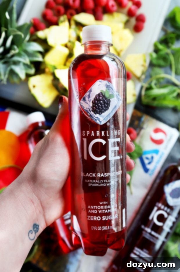 Black Raspberry Sparkling ICE Drink From Safeway