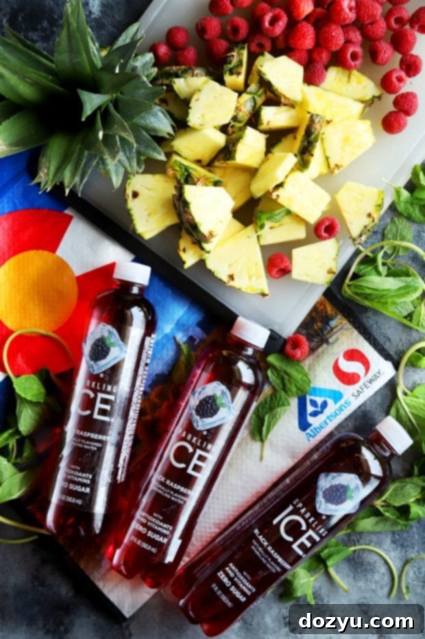 Ingredients for the punch from Safeway