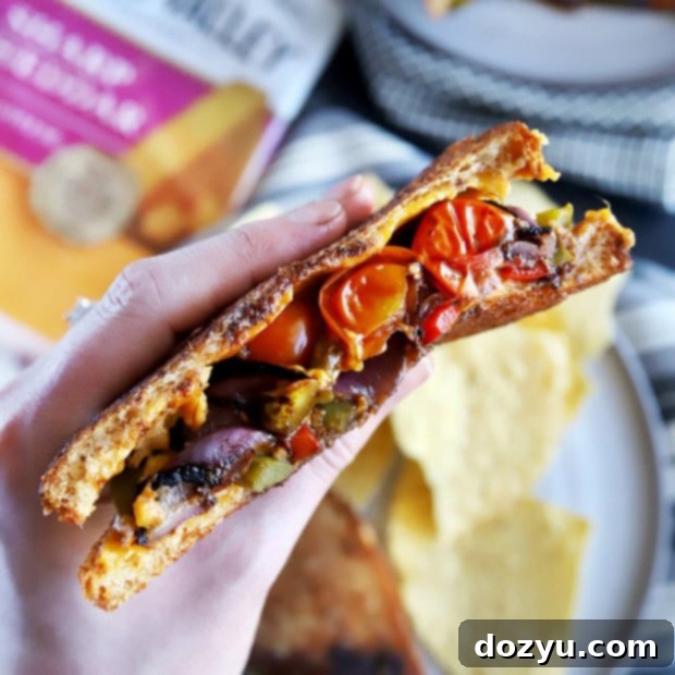 Balsamic Grilled Vegetables Grilled Cheese thumbnail image