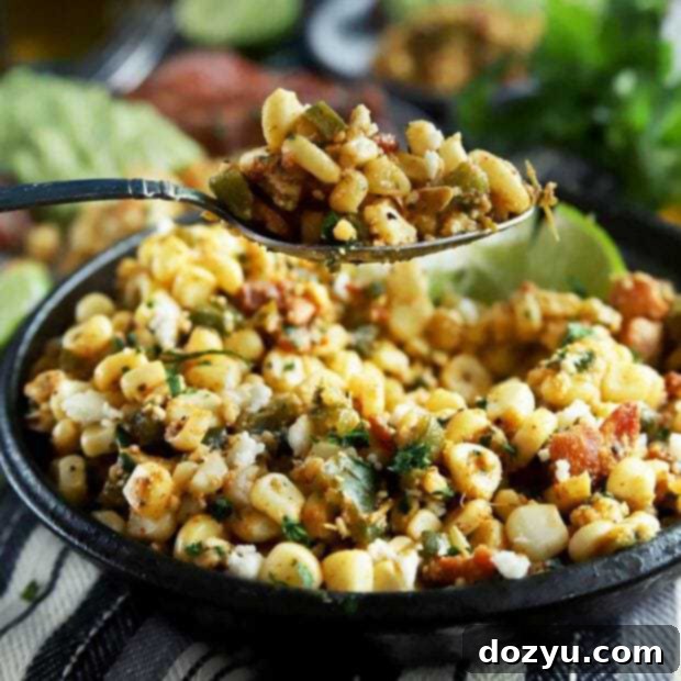 Bacon Cilantro Lime Grilled Corn Salad thumbnail image