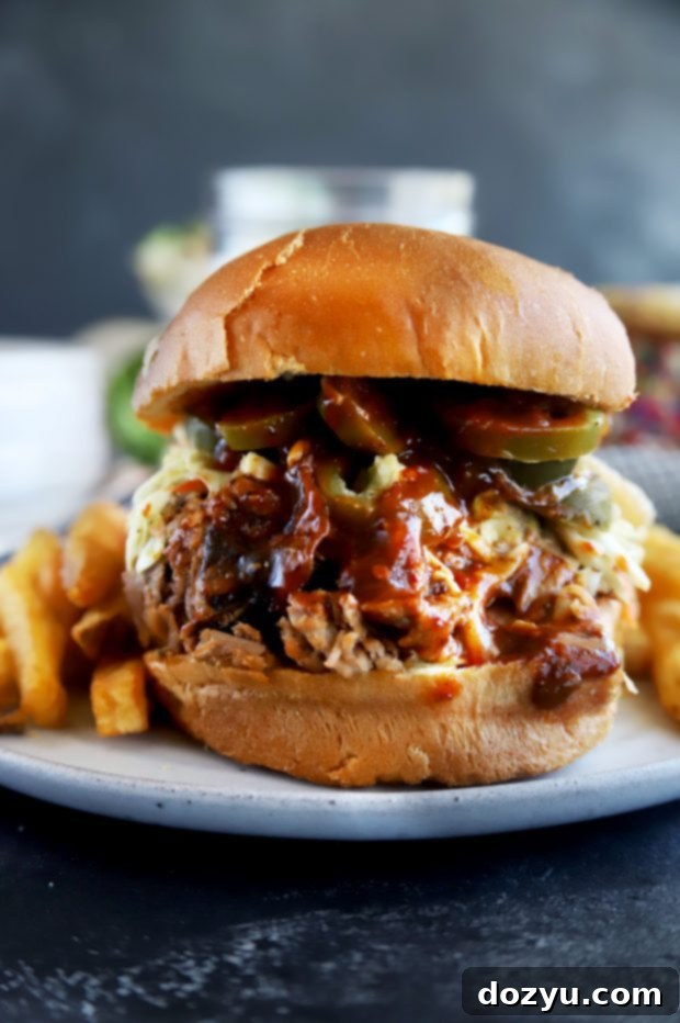 Classic BBQ sandwich from Brother's BBQ, a top delivery choice in Denver