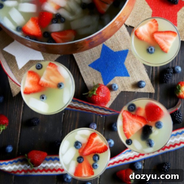 Patriotic Brunch Punch 12 Red White And Blue Brunch Punch thumbnail image