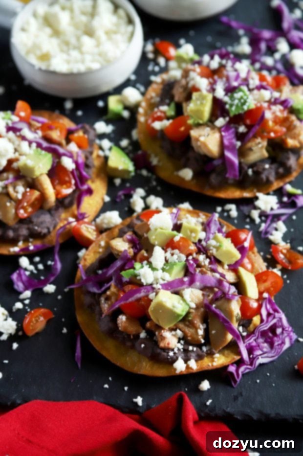 Fried tortillas with chicken and vegetables prepared for dinner