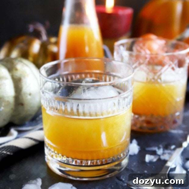 Thumbnail image of Pumpkin Spice Bourbon Old Fashioned cocktail