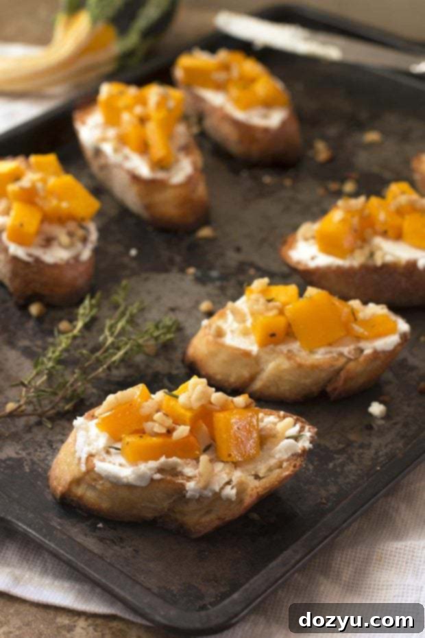 Roasted Butternut Squash Crostini with Goat Cheese and Toasted Walnuts 2 img 3500 4