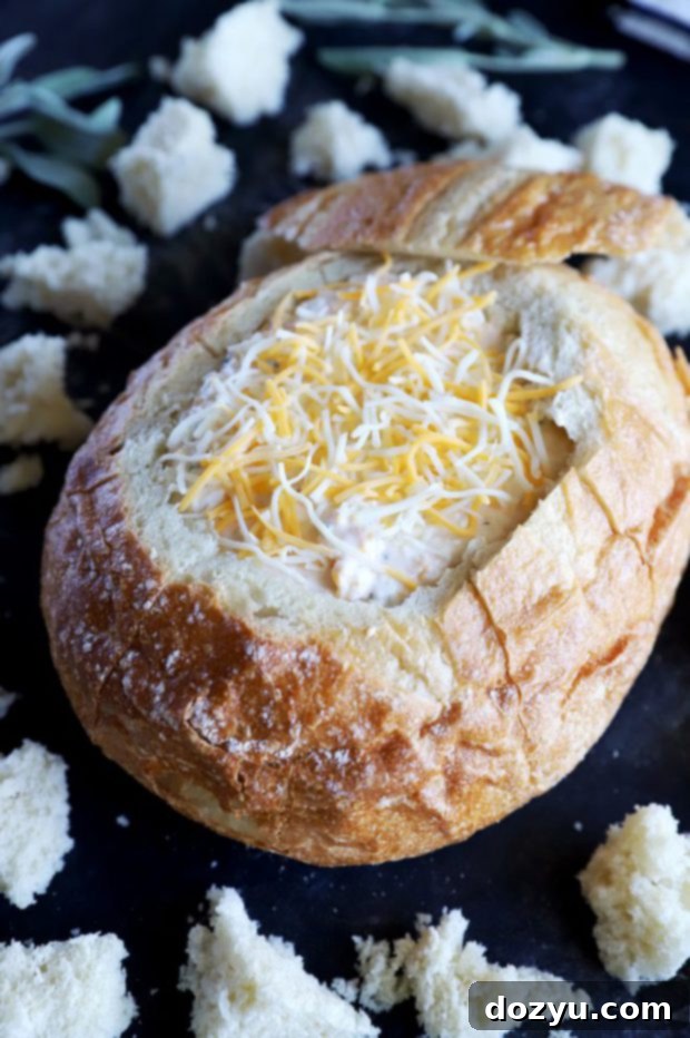 Holiday dip before baking with fresh herbs