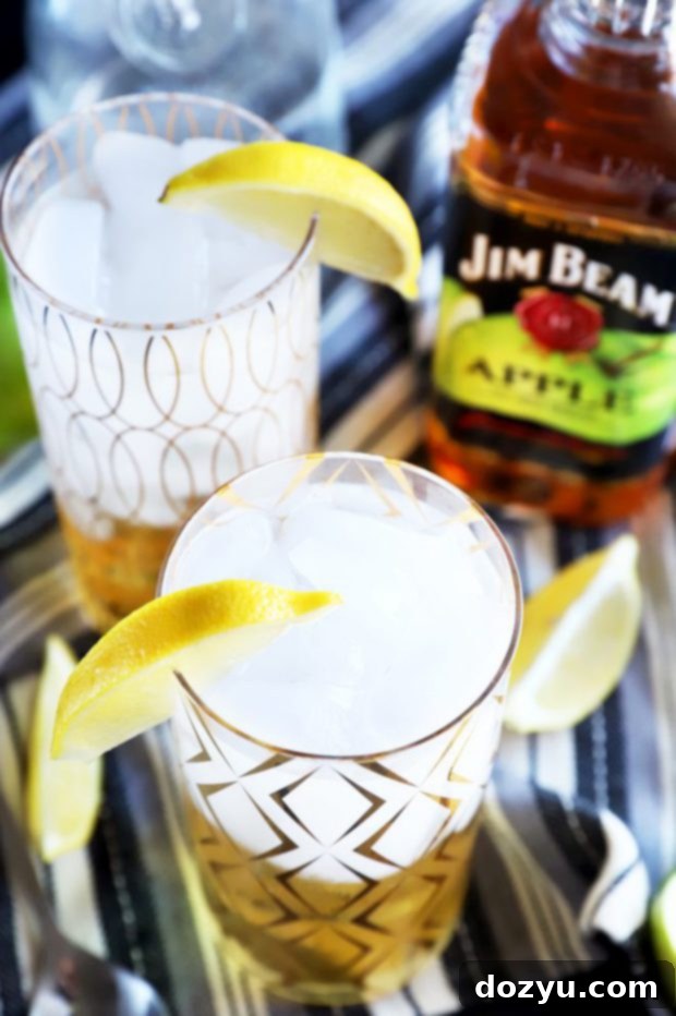 Sparkling Jim Beam Apple Soda 7 Photo of Jim Beam Apple and Soda Cocktails