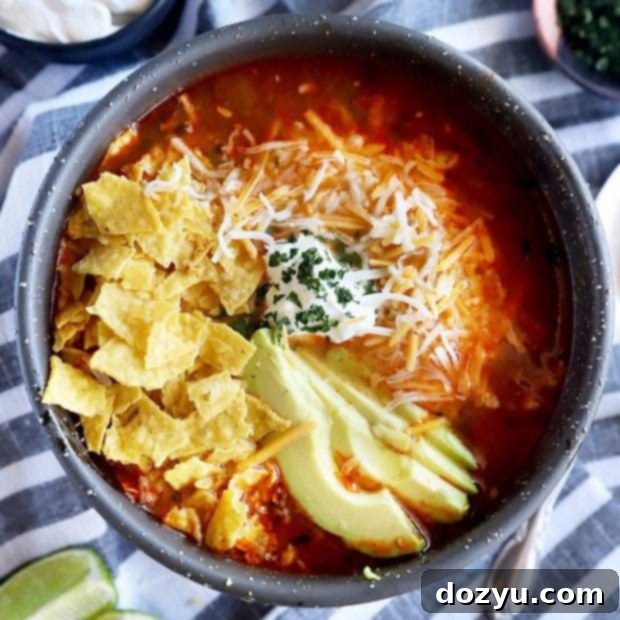 Instant Pot tortilla soup thumbnail image