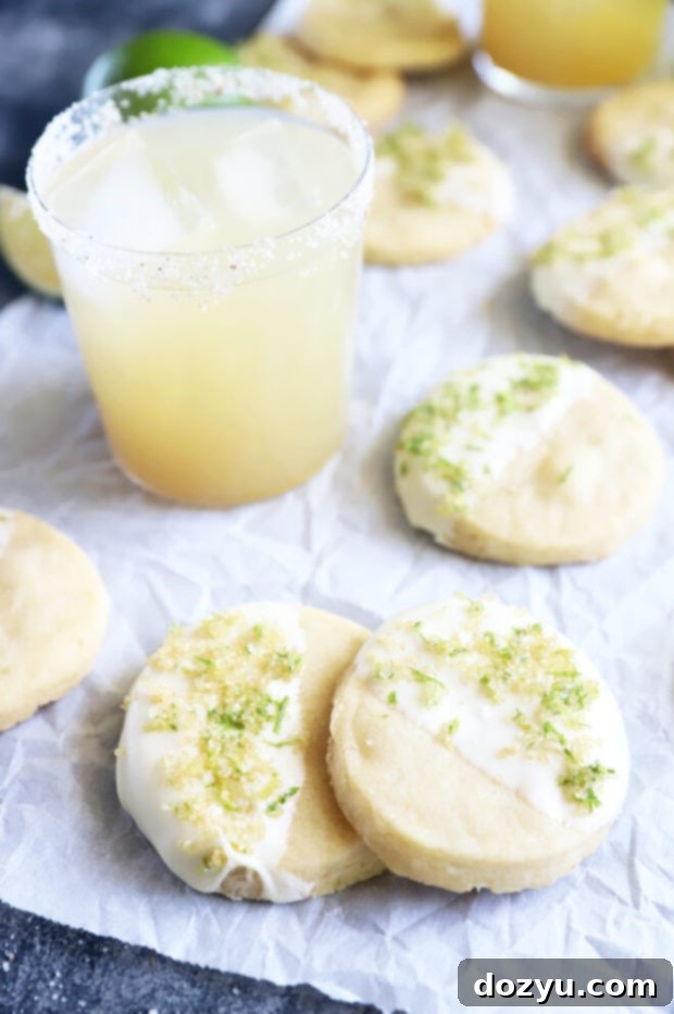 Shortbread margarita cookies image