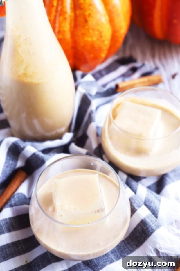 Picture of Irish cream in glasses with ice