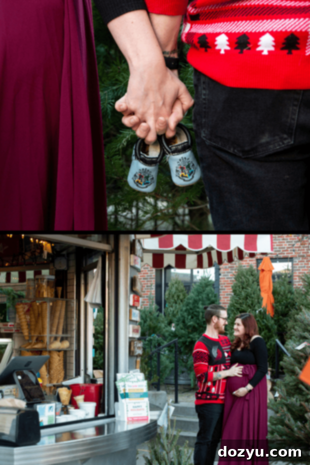 Second maternity photoshoot collage picture, highlighting more cherished moments