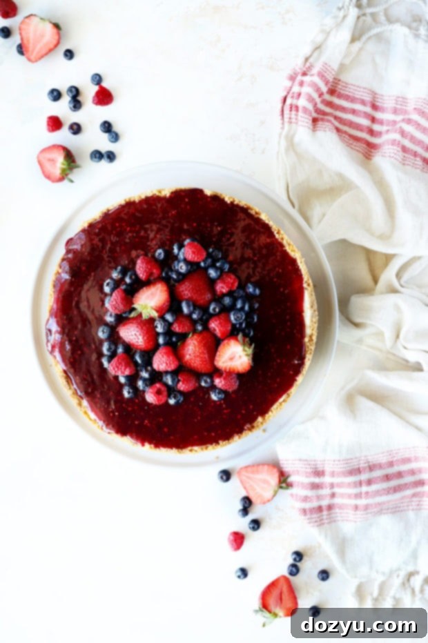 Close up image of a slice of strawberry cheesecake