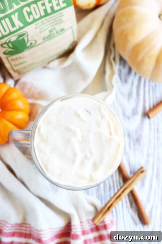 Overhead photo of cold cream cold brew
