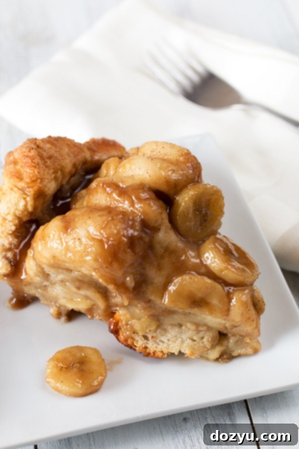 Bourbon Bananas Foster Monkey Bread | cakenknife.com