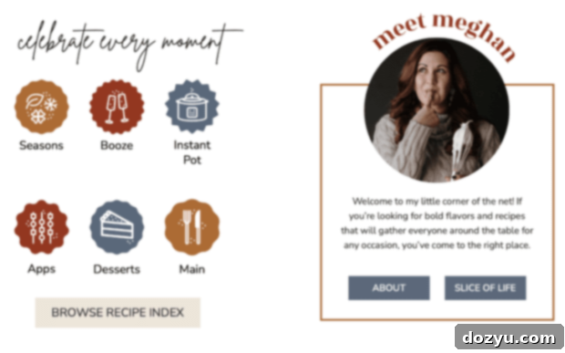 Another section of the new Cake 'n Knife homepage, showcasing more recipe categories and visual elements to enhance user experience.