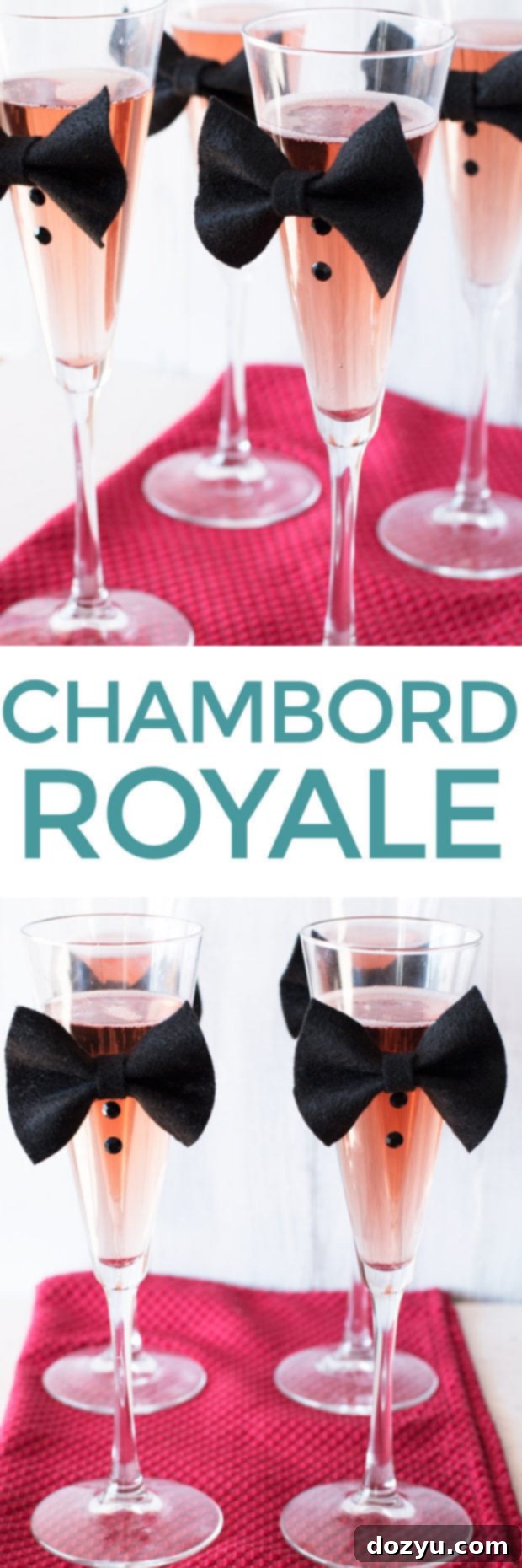 Pin this Oscar Chambord Royale recipe for later