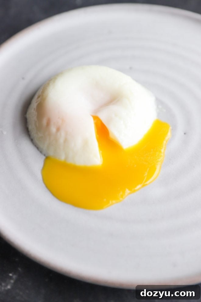 Instant Pot Poached Eggs on plate image