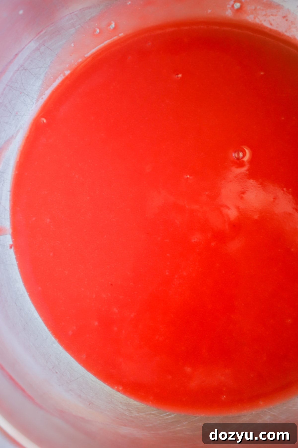 Picture of coulis in a bowl