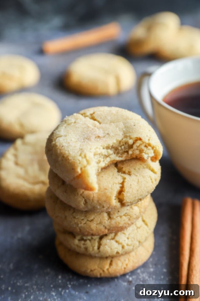 Coffee mug with cinnamon sugar treats