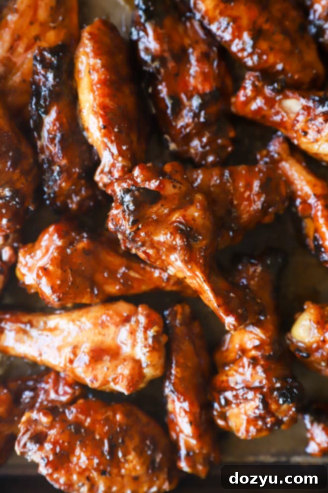 Blazing Honey Bourbon Wings 10 Hot honey whiskey chicken wings image, showcasing their mouth-watering appeal