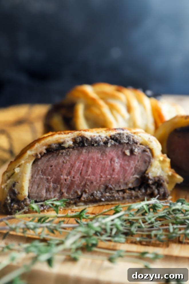 Crimson Shroud Wellington 16 Steak wrapped in puff pastry with herbs