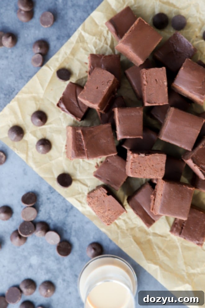 Baileys fudge picture all stacked up